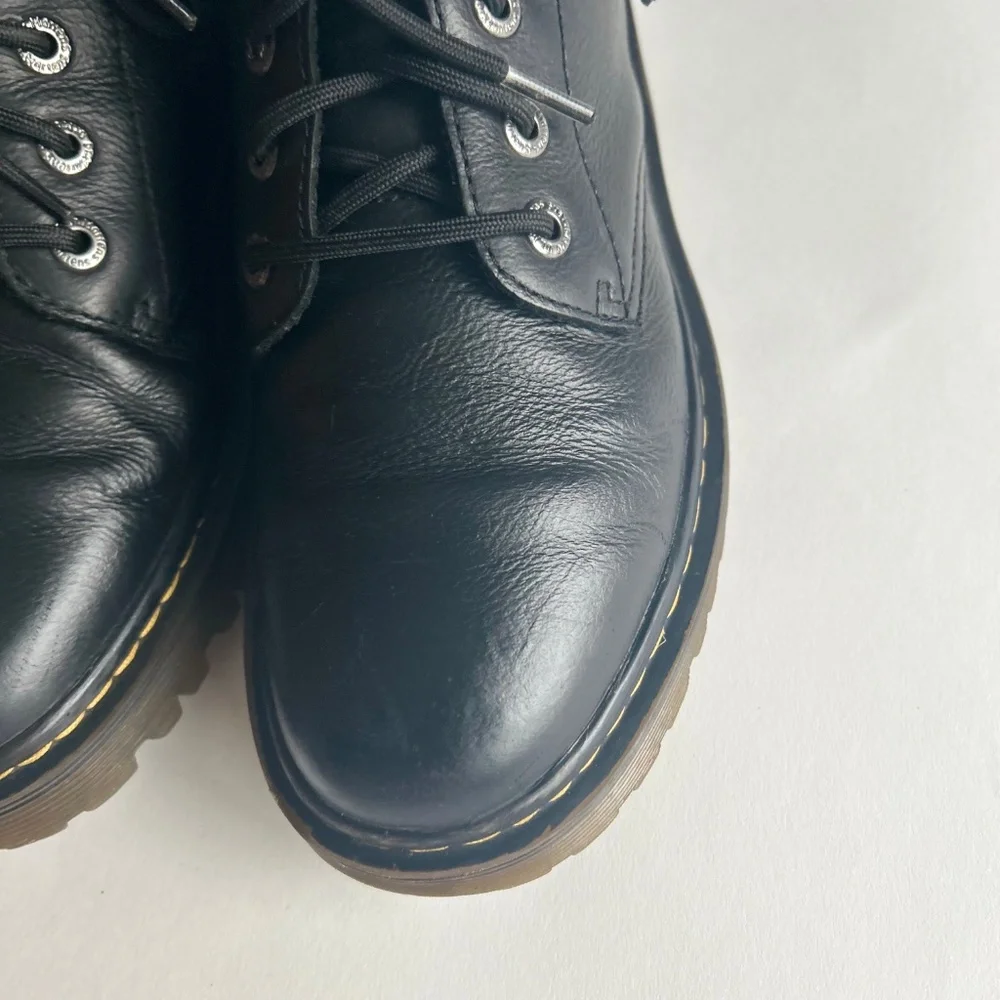 Men’s Dr. Martens Luana Black Leather Combat Boots size 9. - Picture 5 of 14